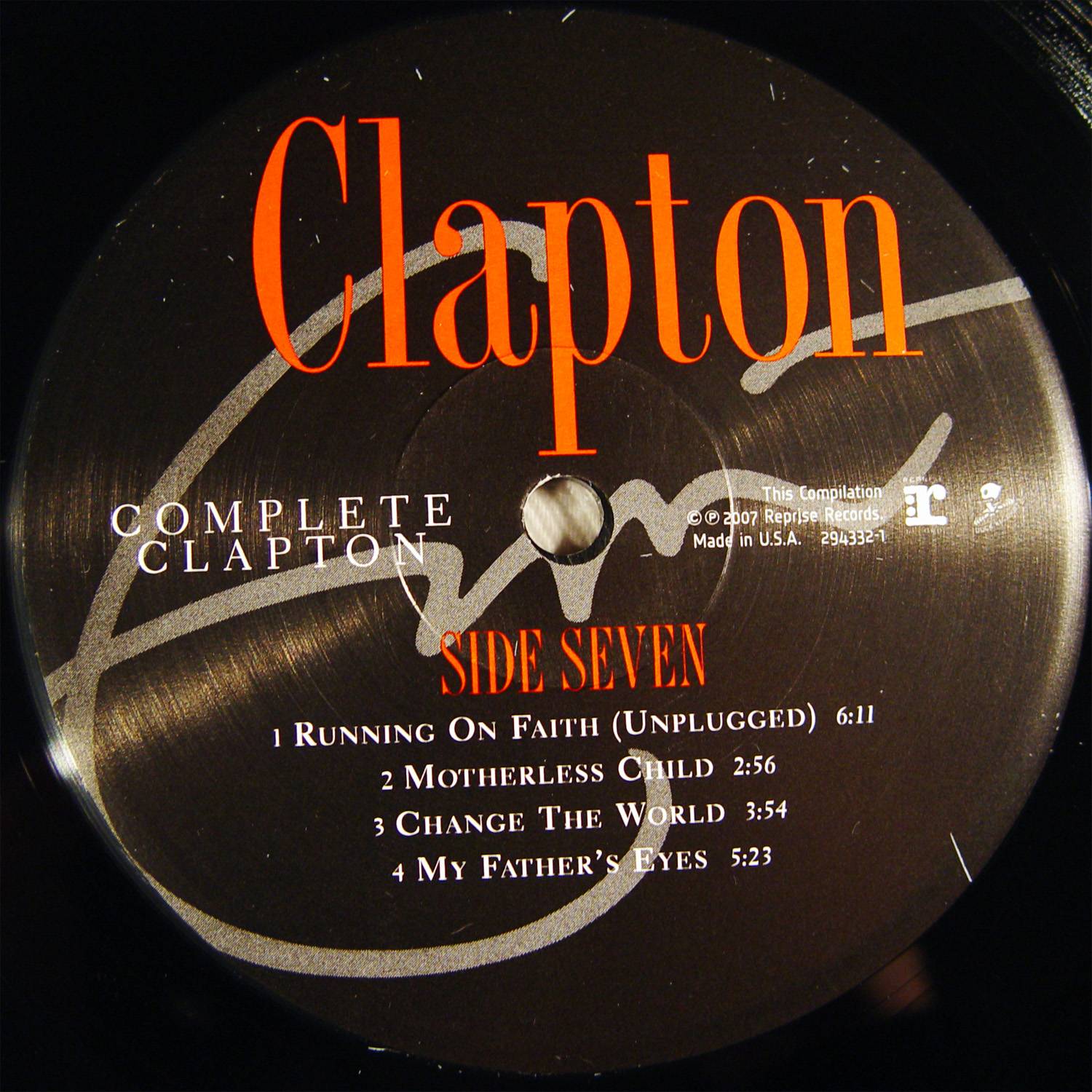 Eric Clapton The Complete Clapton 1982 2006 [lp label c us]